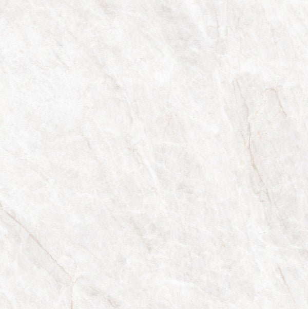 Taj Mahal Bianco SilkTec 600x600mm Marble Look Porcelain Tile