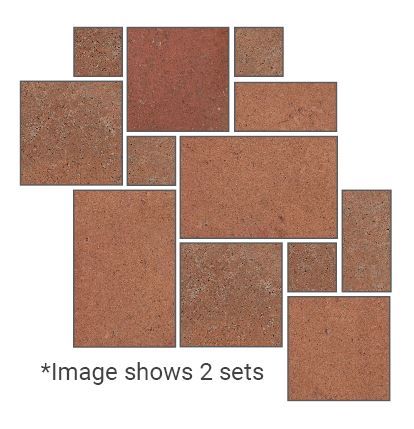 Terra Salina Matt French Pattern Terracotta Look Porcelain Tile