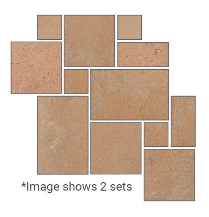Terra Salina Matt French Pattern Terracotta Look Porcelain Tile