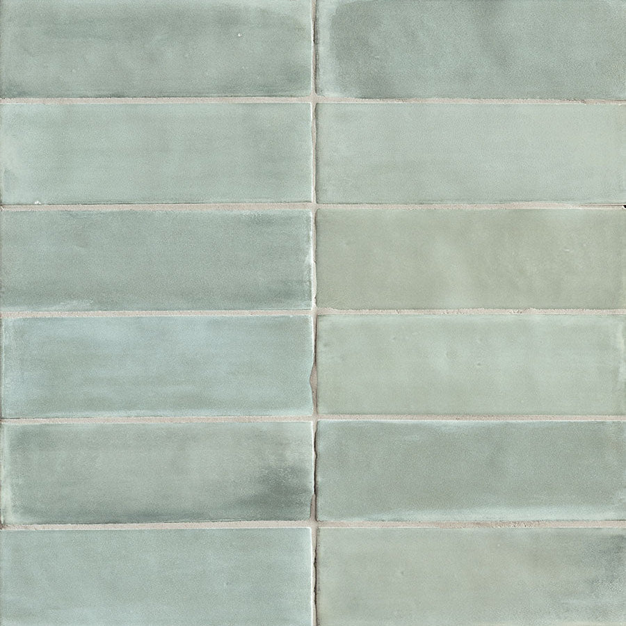 Tint Sea Glass Matt 52x160mm Handmade Look Ceramic Subway Tile