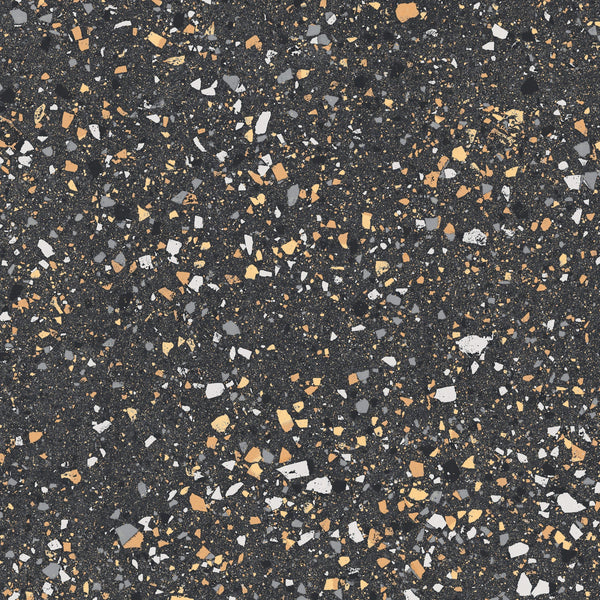 Venice Graphite 300x300mm Matt Terrazzo Look Tile