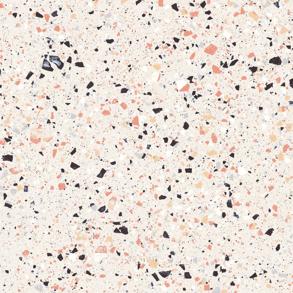 Venice Silver 600x600mm Matt Terrazzo Look Tile