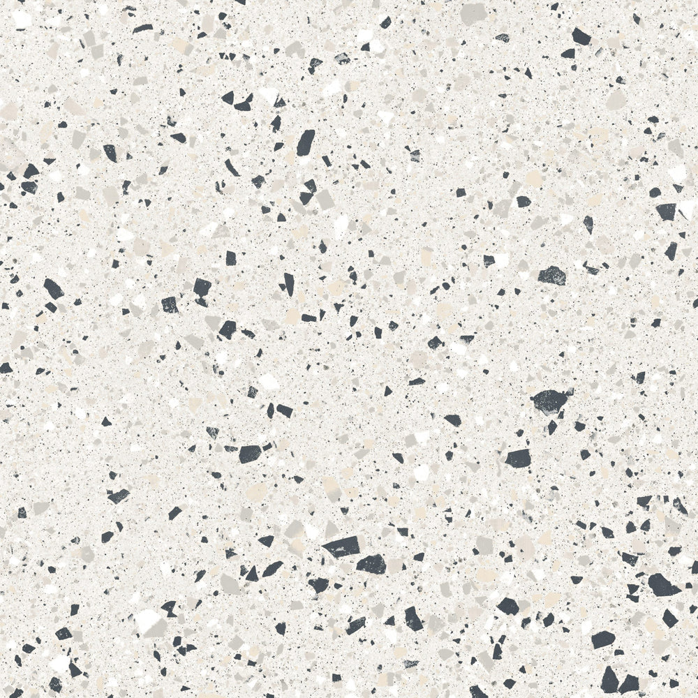 Venice Silver 600x600mm Matt Terrazzo Look Tile