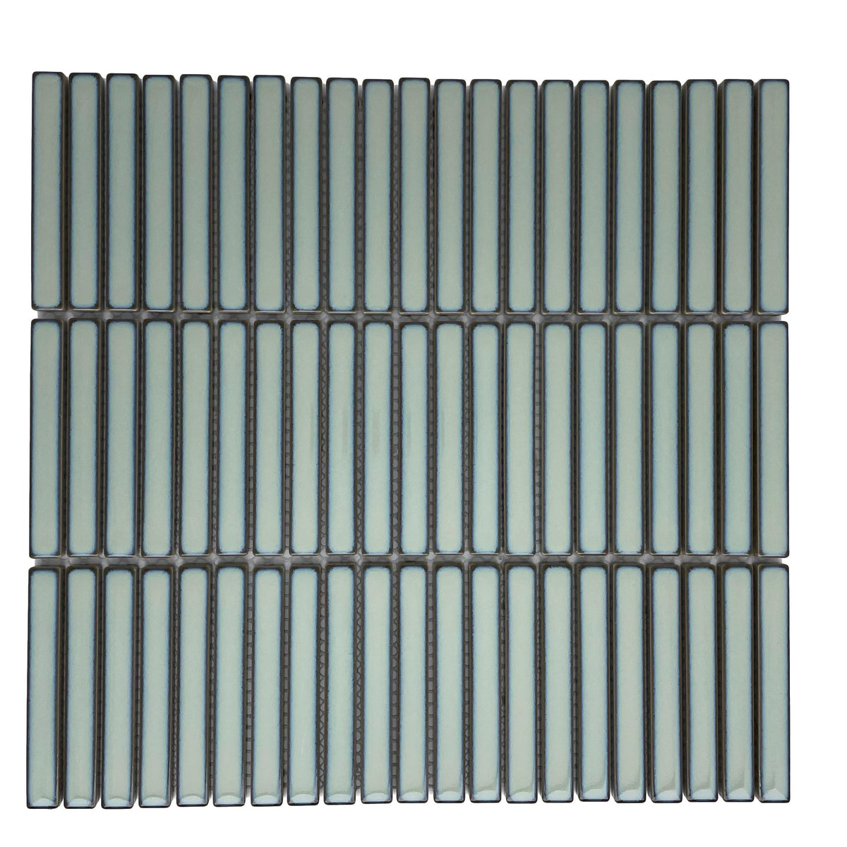 Vintage Stack Fern Kit Kat Mosaic Tile Gloss 284x295mm