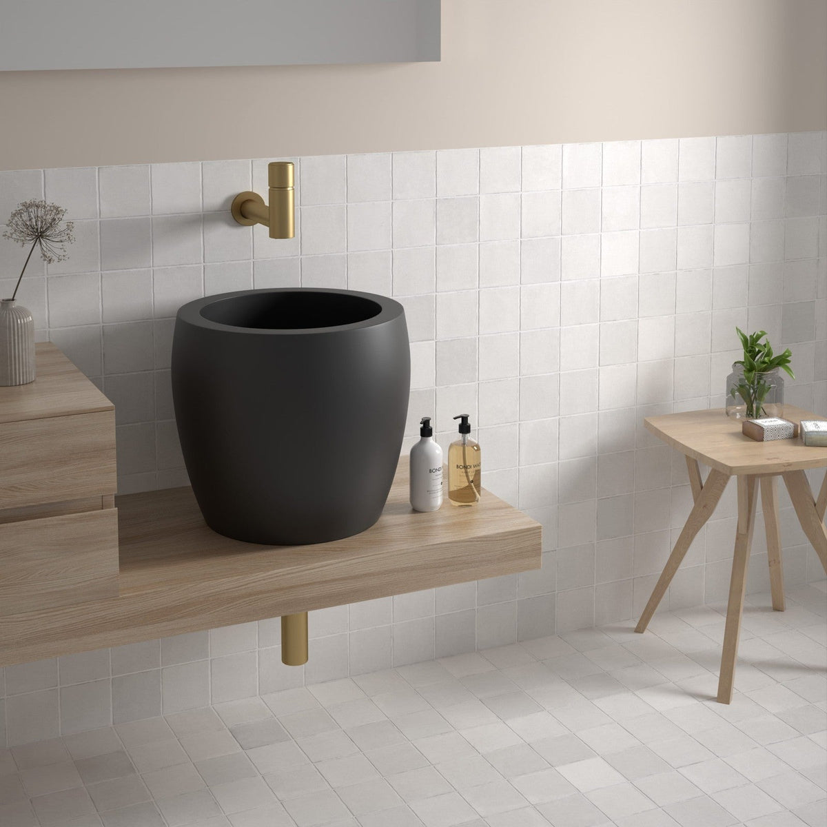 Majorca White Matt Porcelain Square Wall Tile 100x100mm