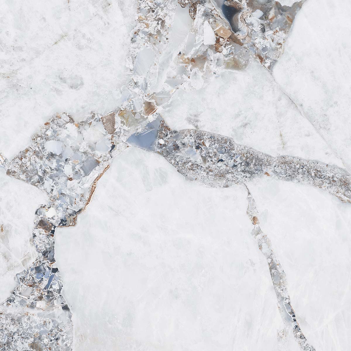 Wonderland Bright Precious 1200x1200mm Marble Look Tile