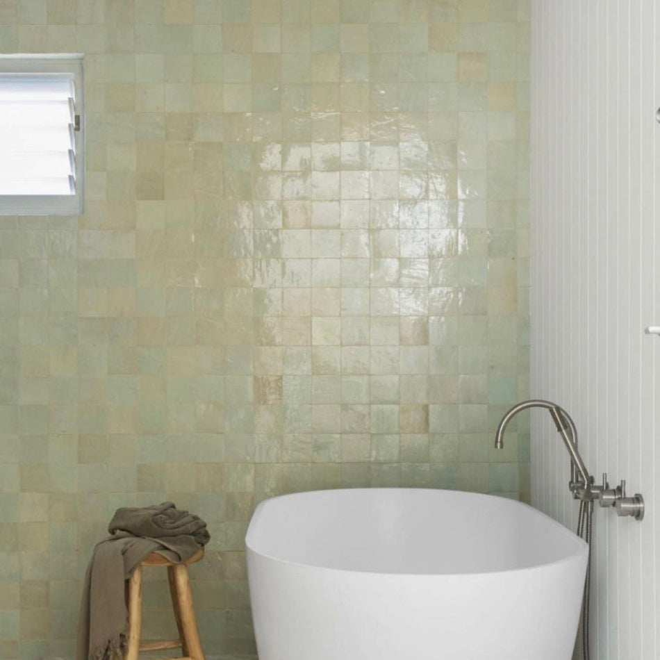 Zellige 100x100 Terracotta Square Moroccan Handmade Tile