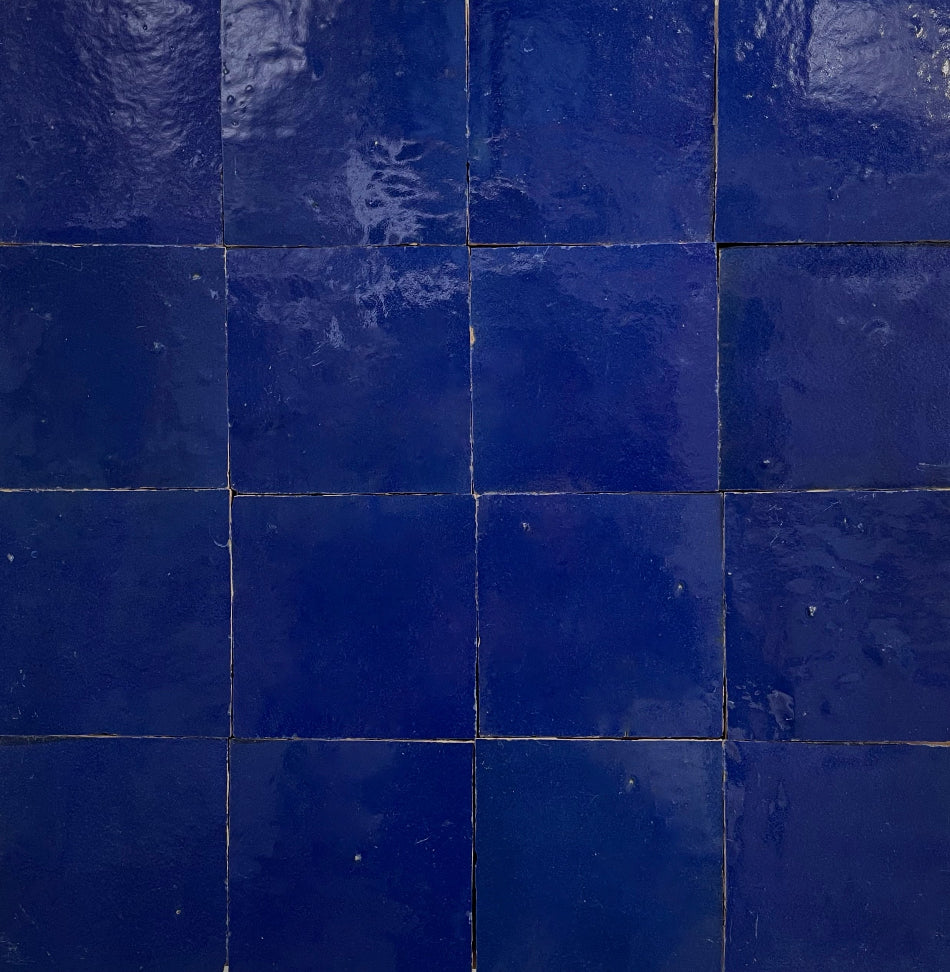 Zellige 100x100 Terracotta Square Moroccan Handmade Tile