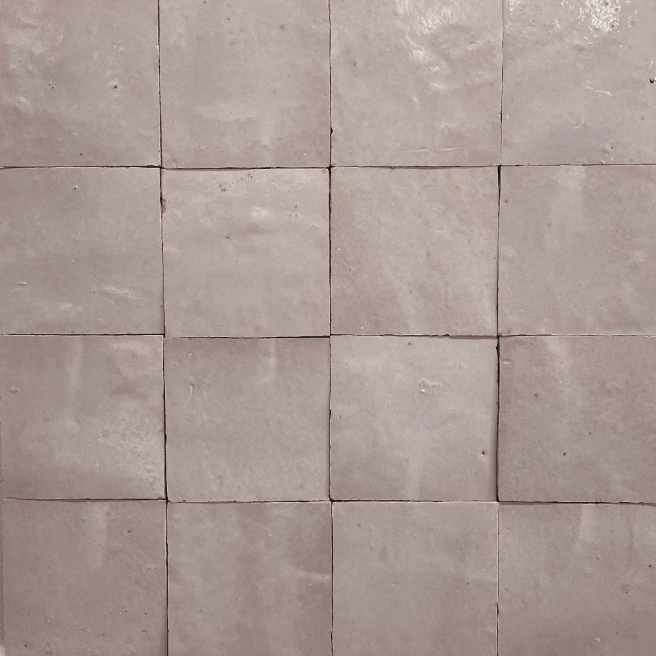 Zellige 100x100 Terracotta Square Moroccan Handmade Tile
