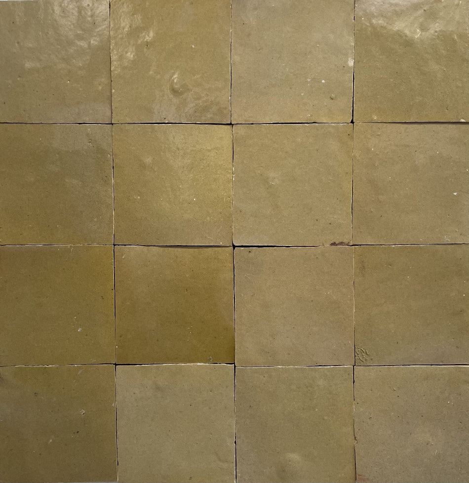 Zellige 100x100 Terracotta Square Moroccan Handmade Tile