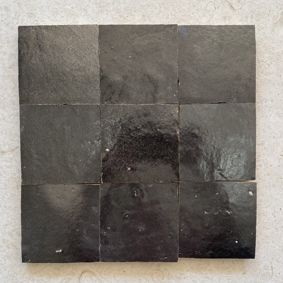 Zellige 100x100 Terracotta Square Moroccan Handmade Tile