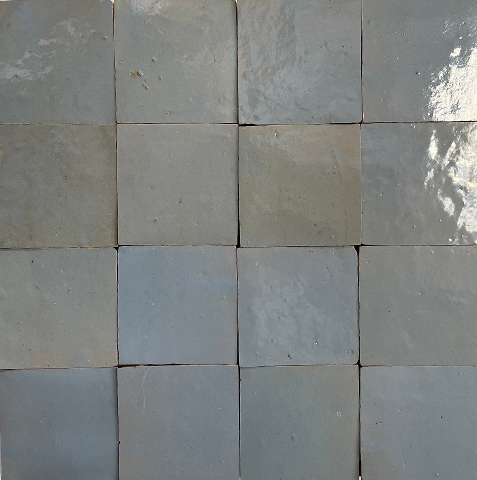 Zellige 100x100 Terracotta Square Moroccan Handmade Tile