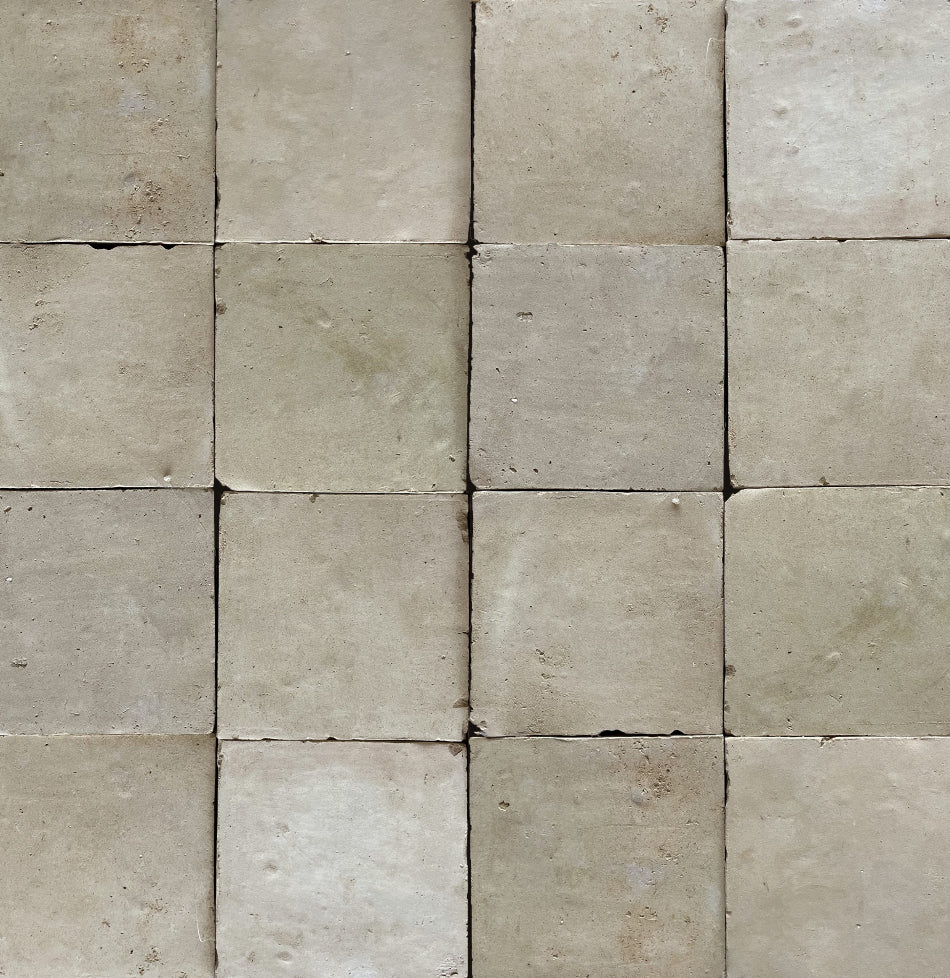Zellige 100x100 Terracotta Square Moroccan Handmade Tile