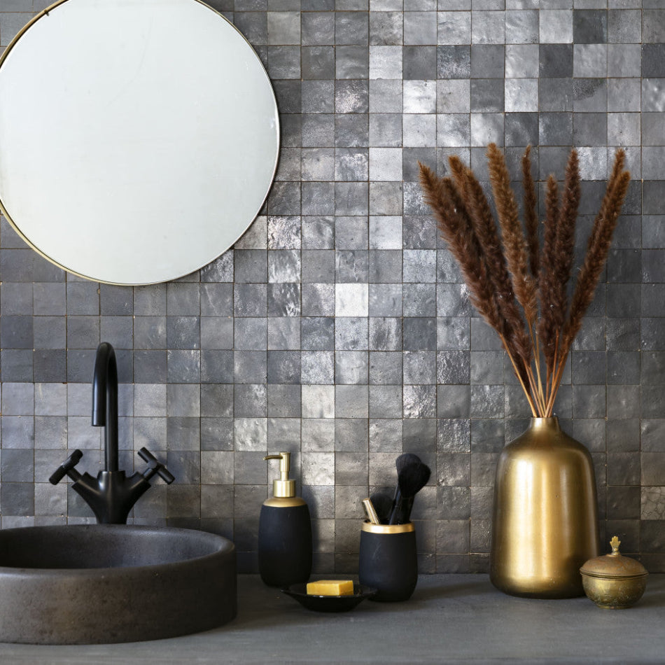 Zellige 100x100 Terracotta Square Moroccan Handmade Tile