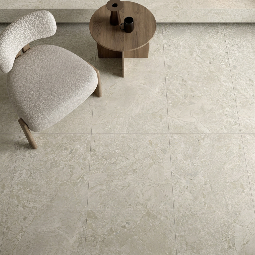 Matera Terra Greige Stone Look Matt Porcelain Tile 600×1200mm