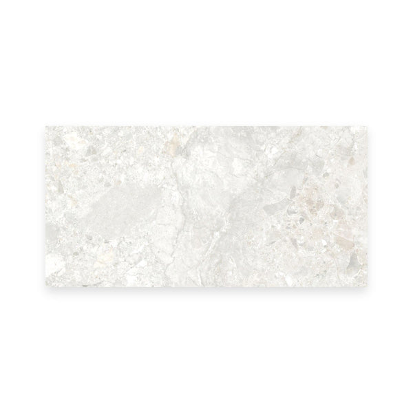 Matera Luna White Stone Look Grip Porcelain Tile 300×600mm