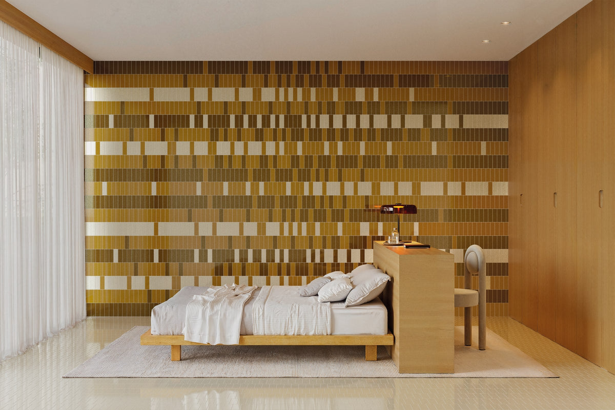 Micare Linen Medium Gloss Porcelain Wall Tile 50x150mm