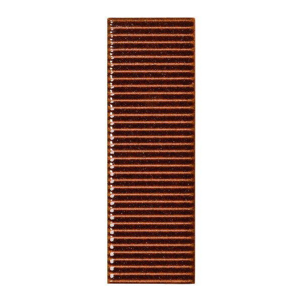 Micare Canale Saffron Dark Gloss Porcelain Wall Tile 50x150mm