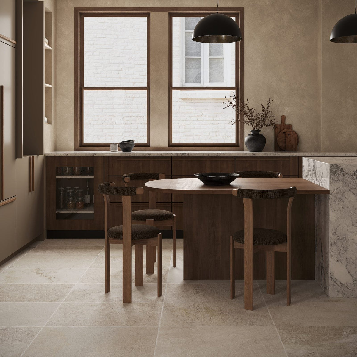 Noosa 400x600 Travertine Look Beige External Porcelain Tile