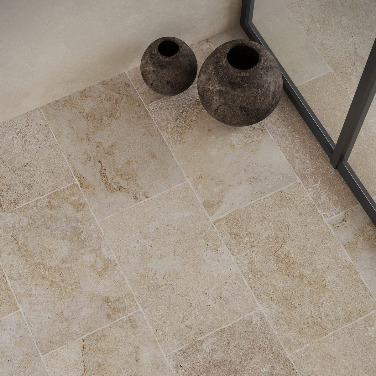 Noosa 400x600 Travertine Look Ivory Matt Porcelain Tile