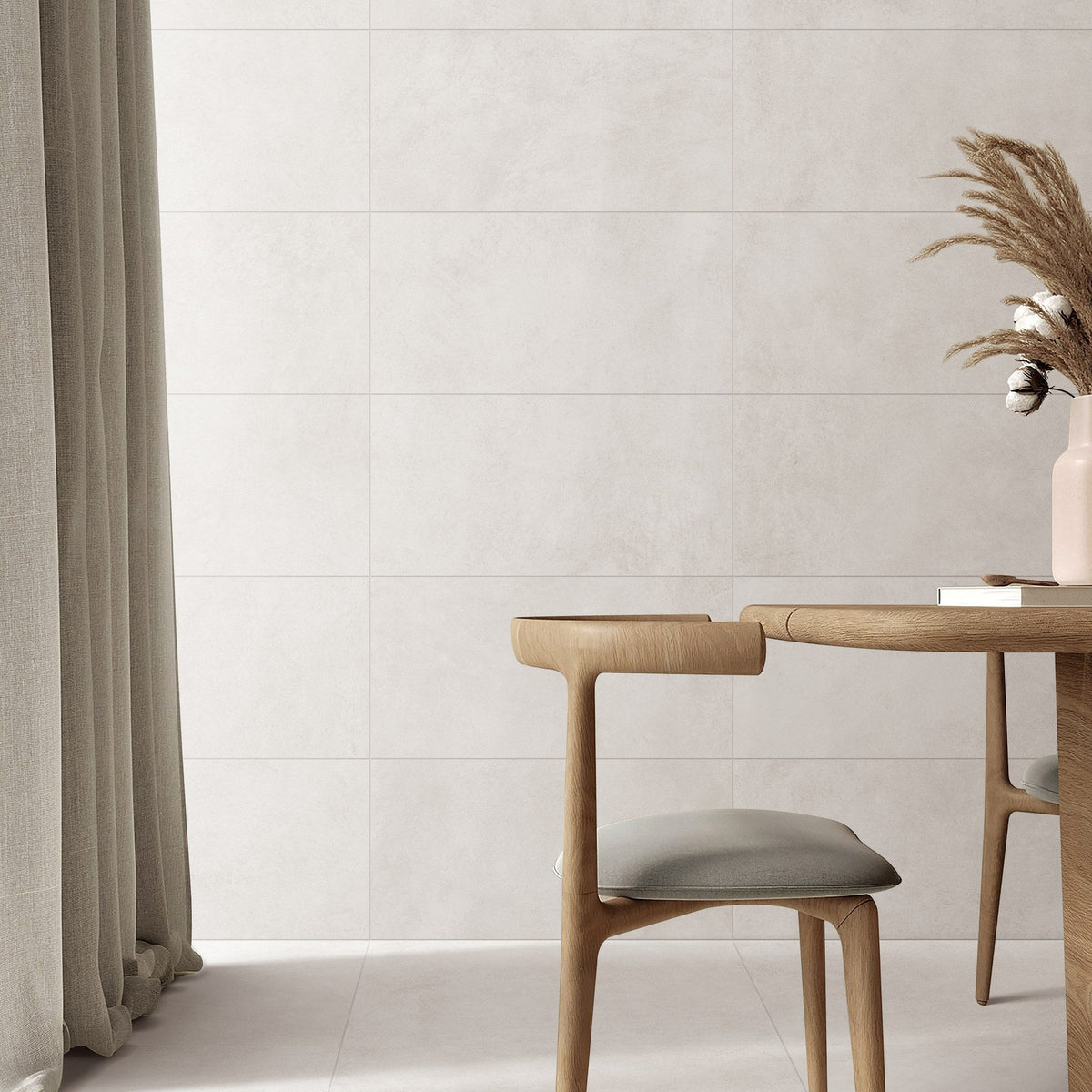 Venice Bianco 300x600mm Matt Concrete Look Tile