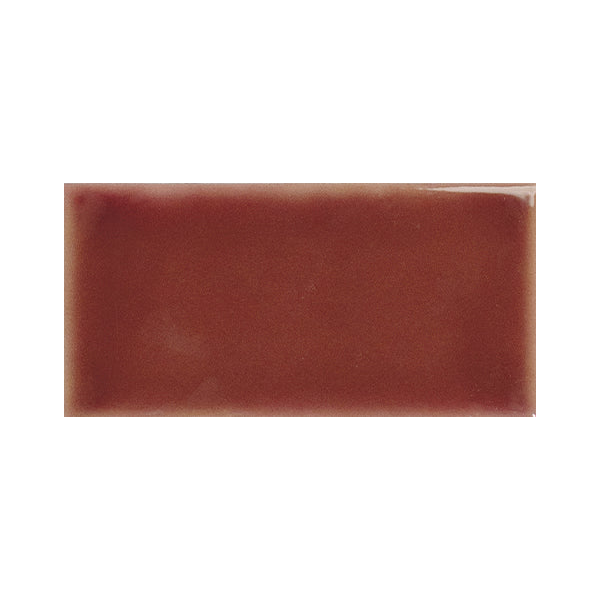 Yoko Bordo Gloss Ceramic Wall Tile 62.5x125mm